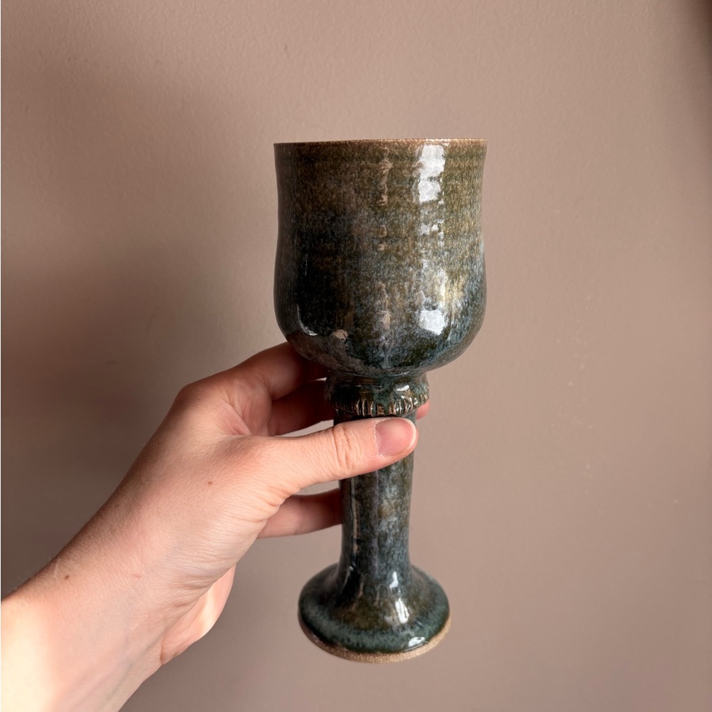 Handcrafted Ceramic Goblet